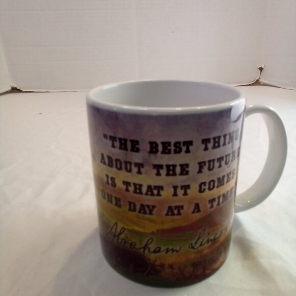 Abraham Lincoln Mug Ceramic Quote Picture 16th President America USA 4" x 3" - Picture 6 of 9
